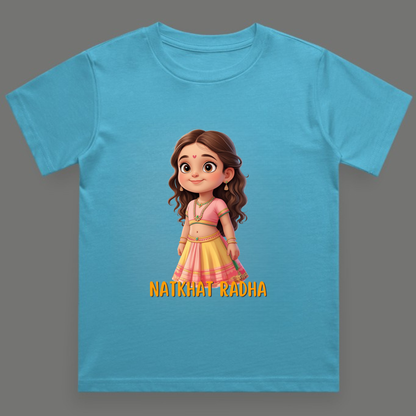 Natkhat Radha -  Crew Neck T-Shirt