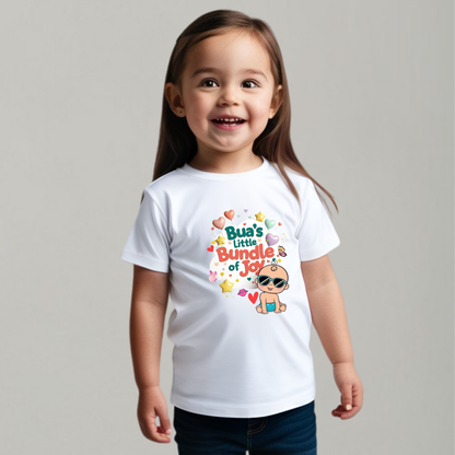 Adorable Bua- Girls T-shirts – Custom-Made for Comfort and Style