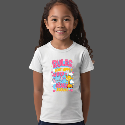 Adorable Bua- Girls T-shirts – Custom-Made for Comfort and Style