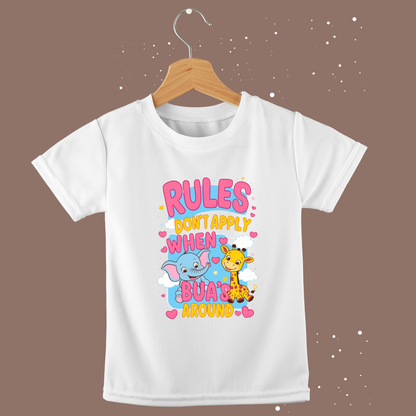 Adorable Bua- Girls T-shirts – Custom-Made for Comfort and Style
