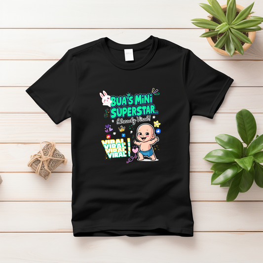 Adorable Bua- Boys T-shirts – Custom-Made for Comfort and Style