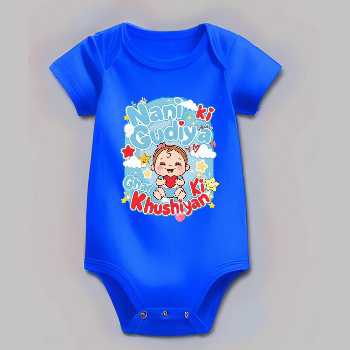 "Nani Ki Gudiya"Girls T-shirt  – Soft Cotton, Half Sleeve, Round Neck