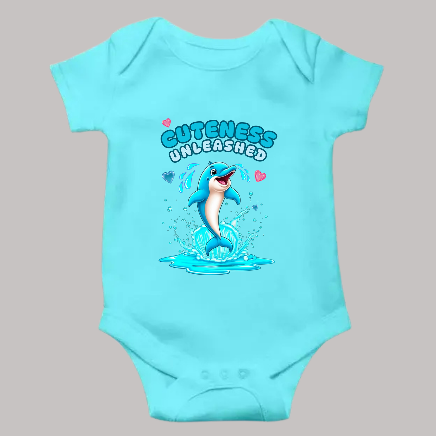 Cuteness Unleashed Romper – Soft & Playful Baby Outfit (Unisex)