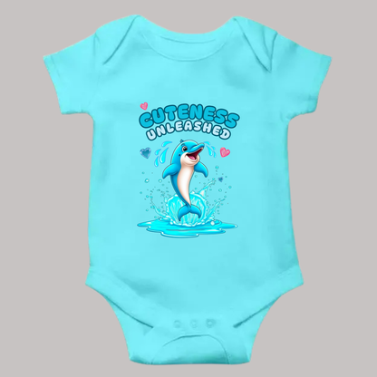 Cuteness Unleashed Romper – Soft & Playful Baby Outfit (Unisex)