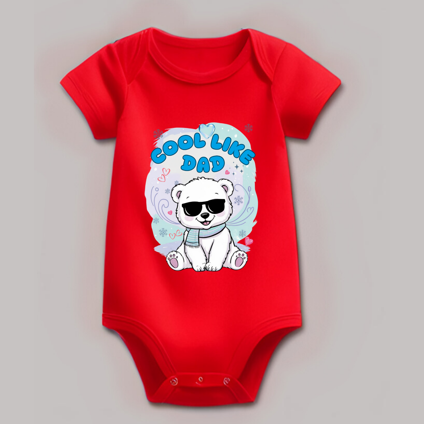 Cool Like Dad Romper – Fun & Trendy Baby Outfit ( Unisex)
