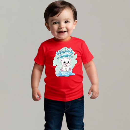 Ice, Ice Baby T-Shirt – Cool & Adorable Tee for Babies & Kids (Boys)