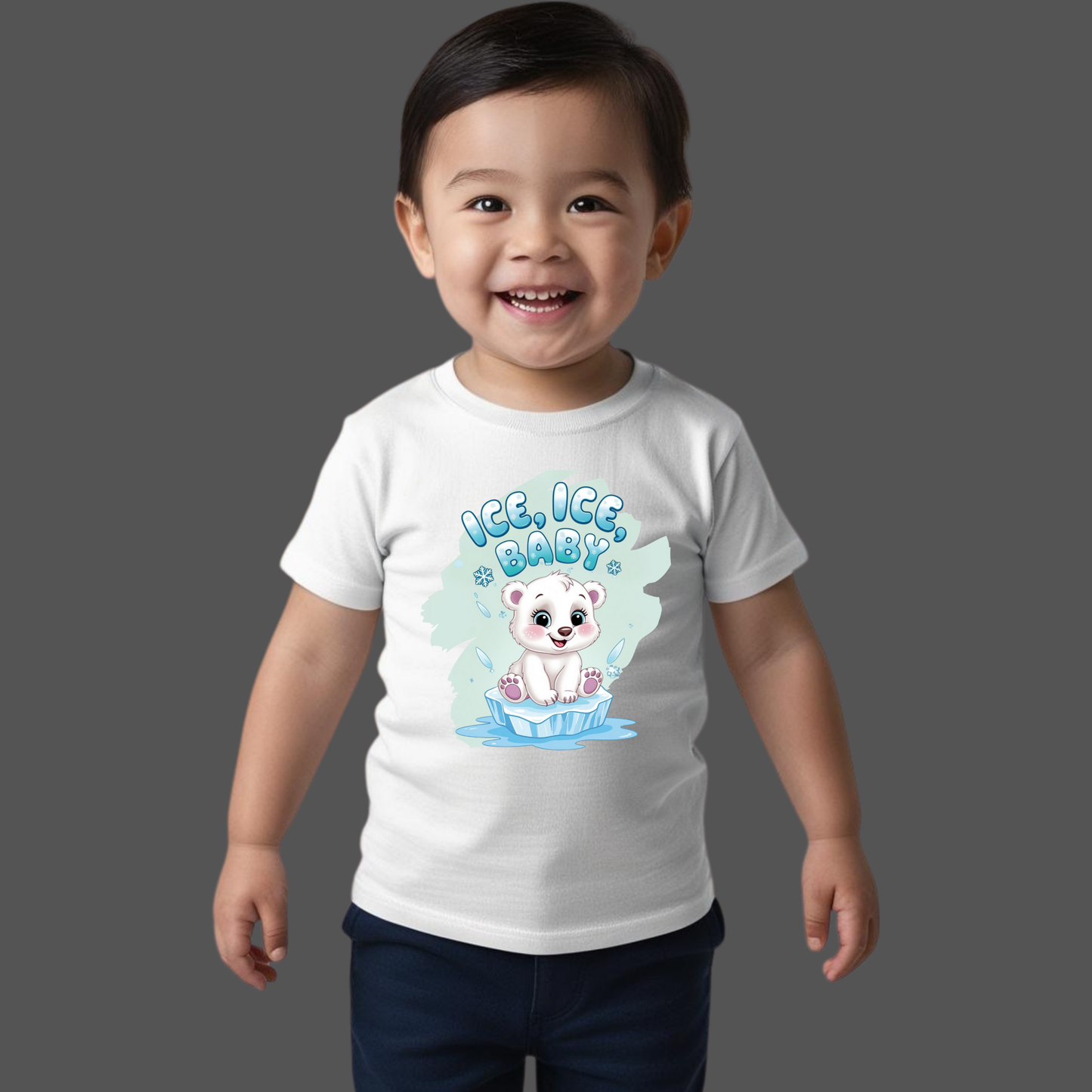 Ice, Ice Baby T-Shirt – Cool & Adorable Tee for Babies & Kids (Boys)