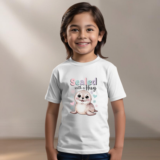 Sealed with a Hug T-Shirt – Cute & Comfy Tee for Babies & Kids