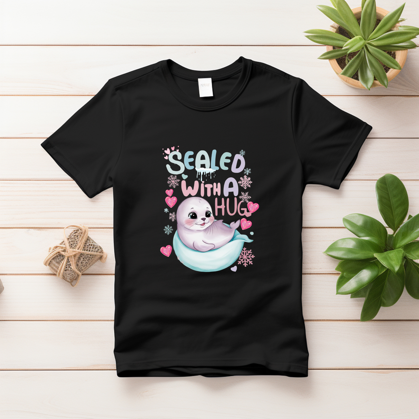 Sealed with a Hug T-Shirt – Cute & Comfy Tee for Babies & Kids