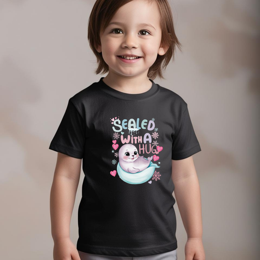 Sealed with a Hug T-Shirt – Cute & Comfy Tee for Babies & Kids