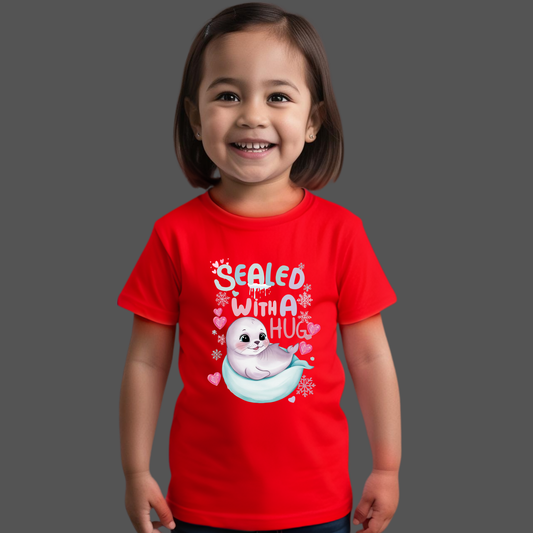 Sealed with a Hug T-Shirt – Cute & Comfy Tee for Babies & Kids