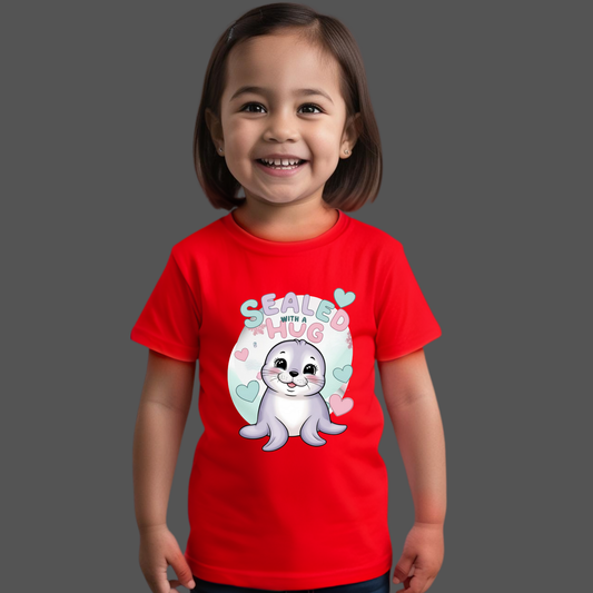 Sealed with a Hug T-Shirt – Cute & Comfy Tee for Babies & Kids