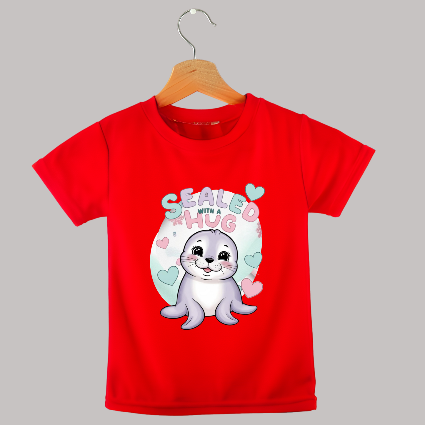 Sealed with a Hug T-Shirt – Cute & Comfy Tee for Babies & Kids