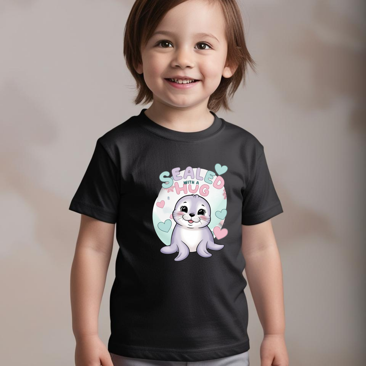Sealed with a Hug T-Shirt – Cute & Comfy Tee for Babies & Kids