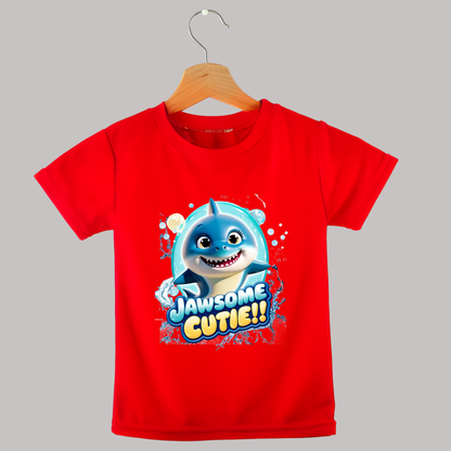 Snappy Shark Kids T-Shirt -" Jawsome Cutie"