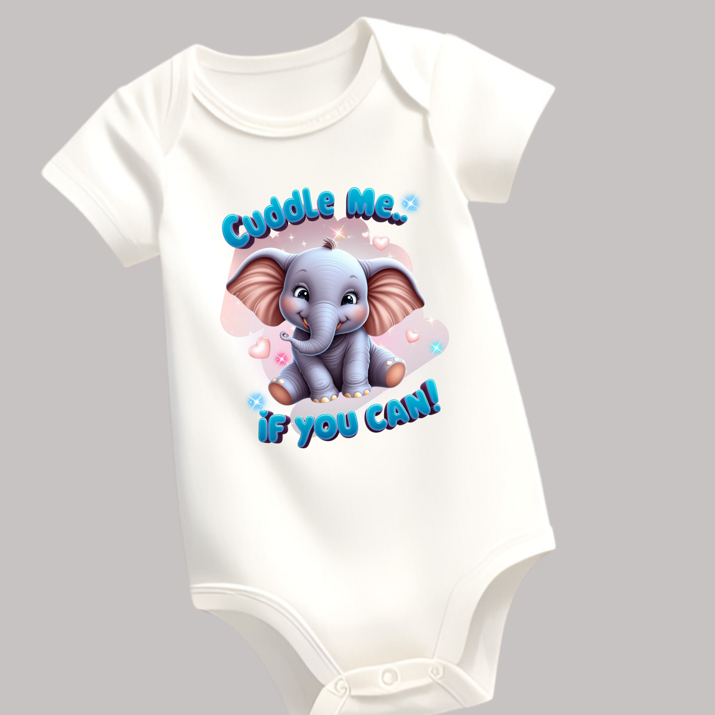 Cuddle Me... If You Can - Unisex Baby Romper