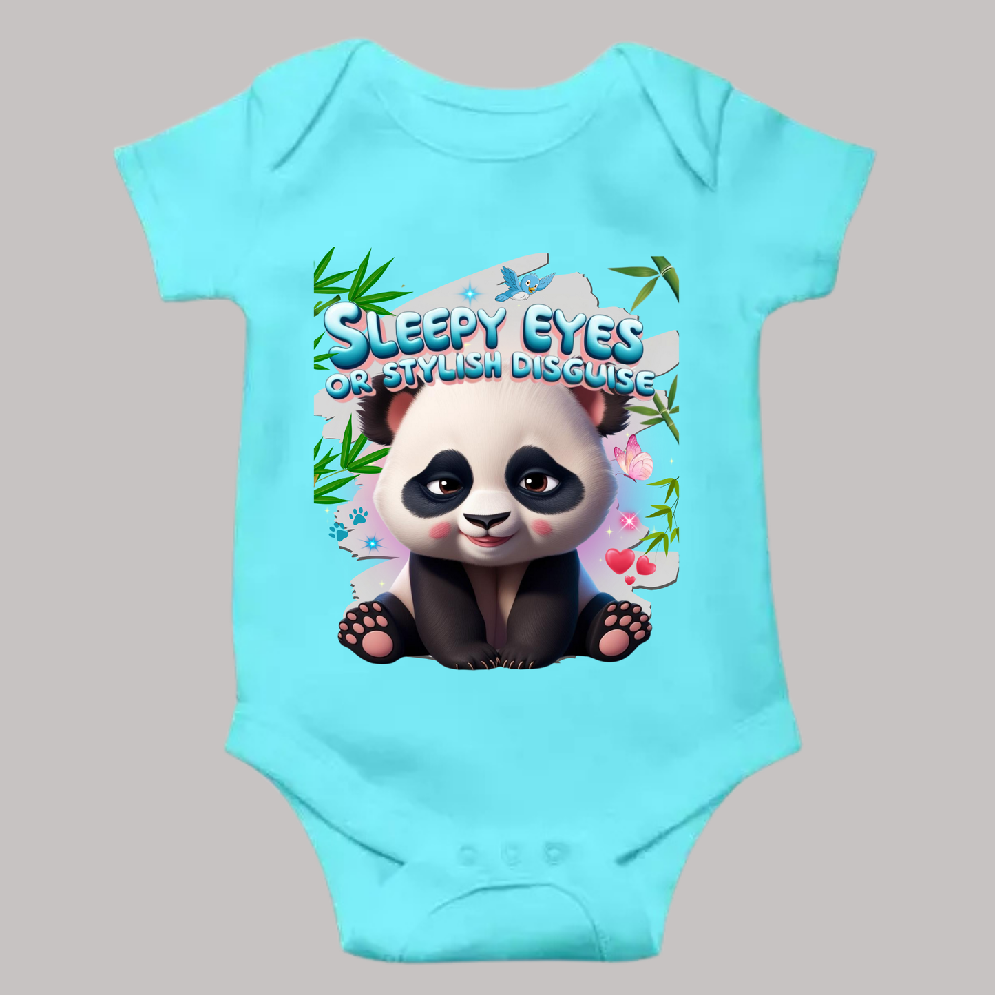 Sleepy Eyes or Stylish Disguise - Unisex Baby Romper