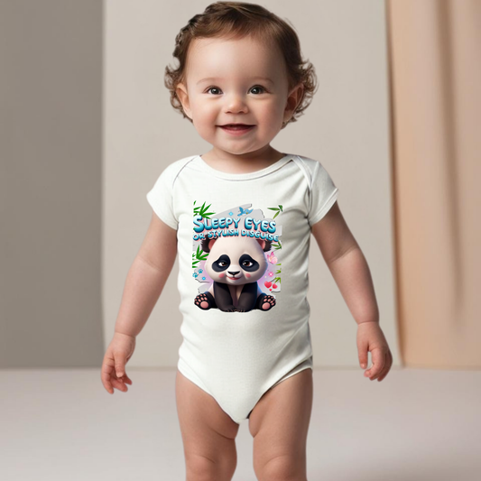 Sleepy Eyes or Stylish Disguise - Unisex Baby Romper