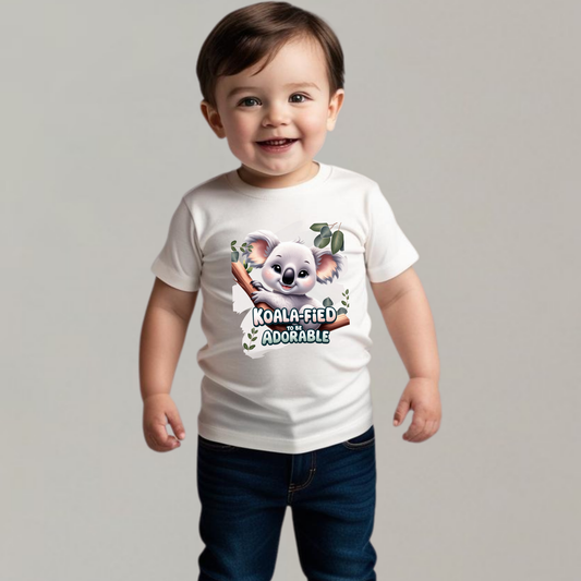 Koala-fied to Be Adorable - Baby T-Shirt