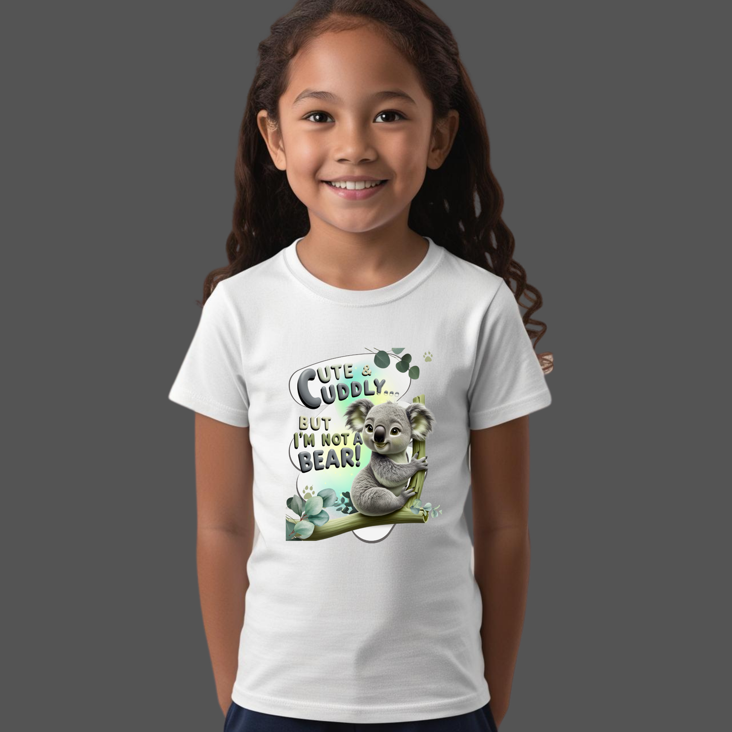 Cute & Cuddly - Koala Kids T-Shirt | 100% Cotton | Made in India