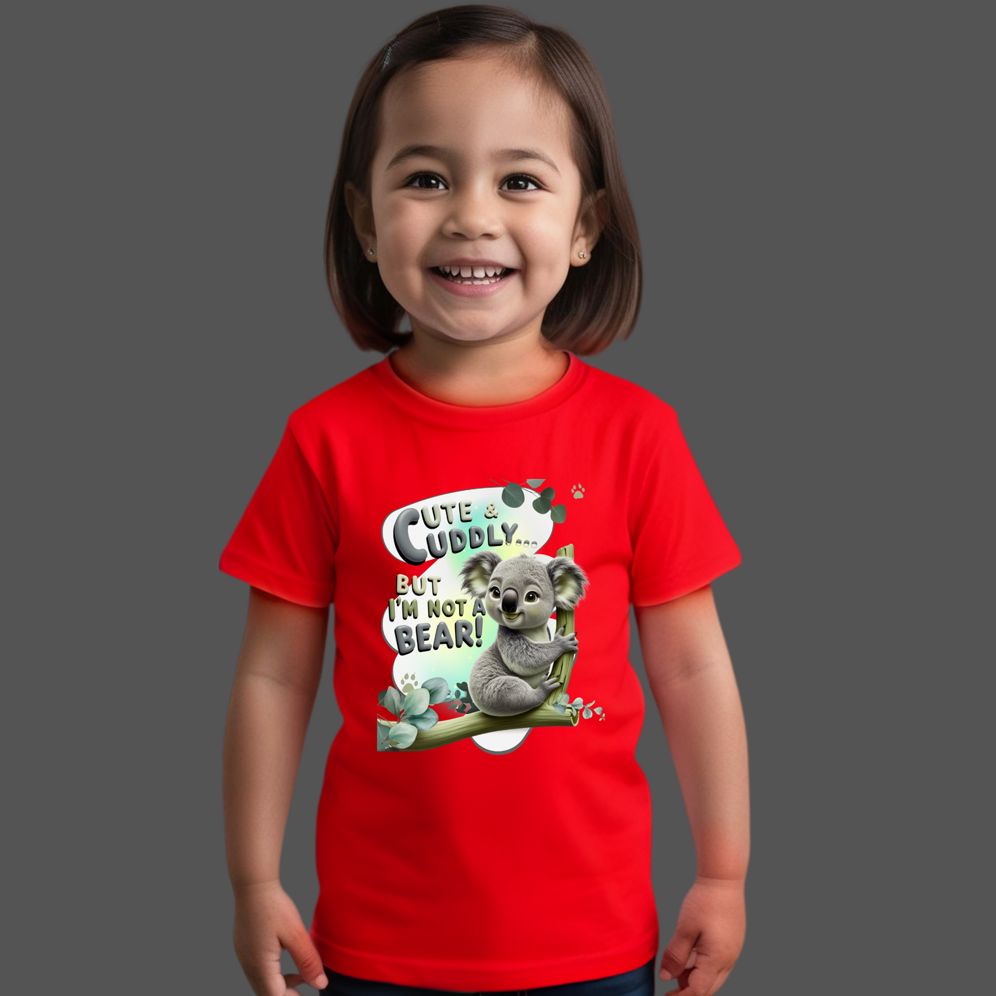 Cute & Cuddly - Koala Kids T-Shirt | 100% Cotton | Made in India