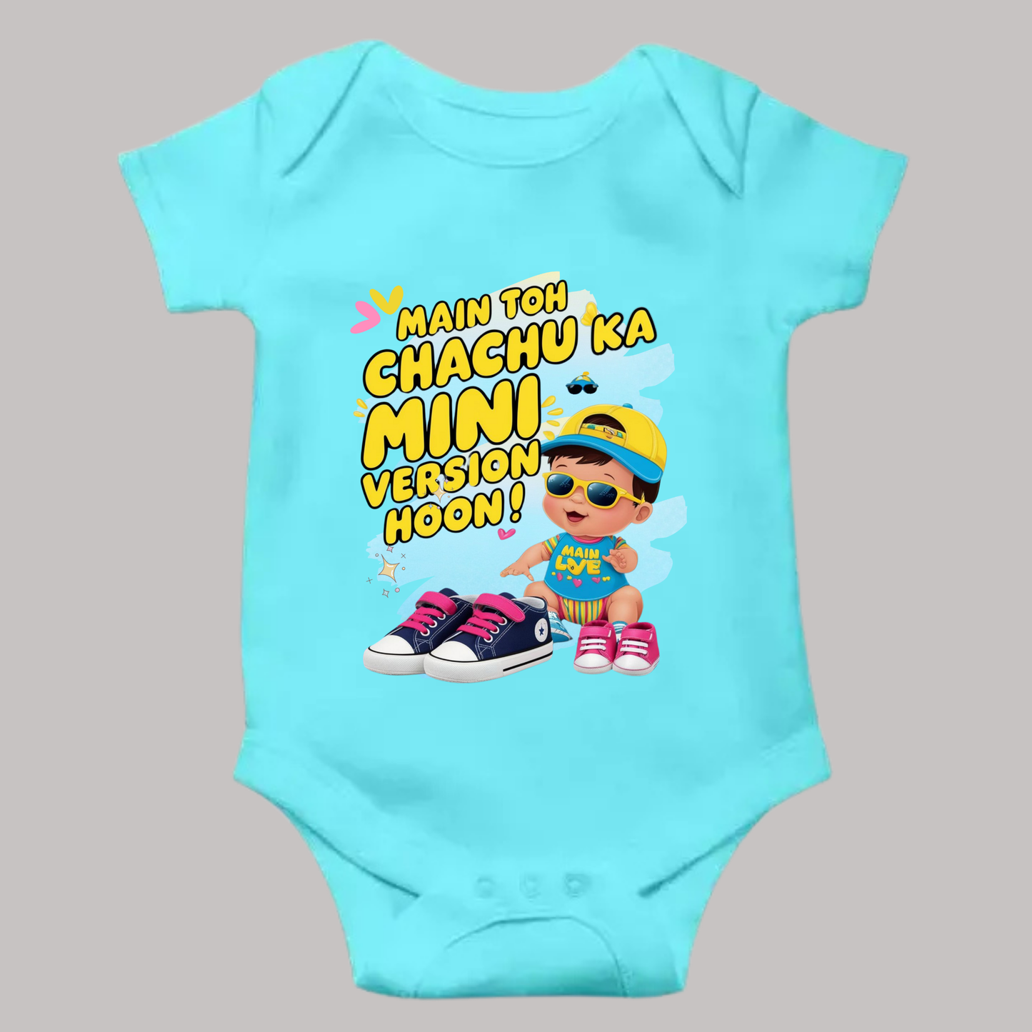 Main toh Chachu ka mini version hoon! –Romper for Toddlers - Unisex
