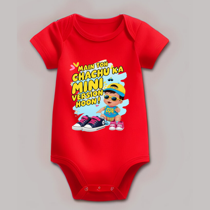 Main toh Chachu ka mini version hoon! –Romper for Toddlers - Unisex