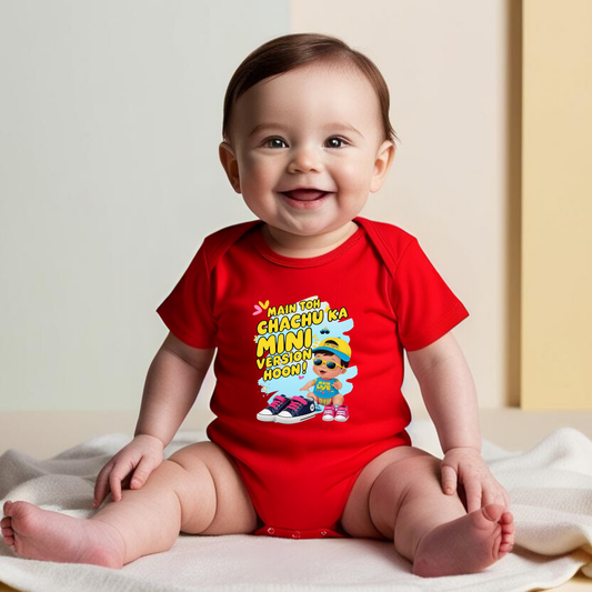 Main toh Chachu ka mini version hoon! –Romper for Toddlers - Unisex