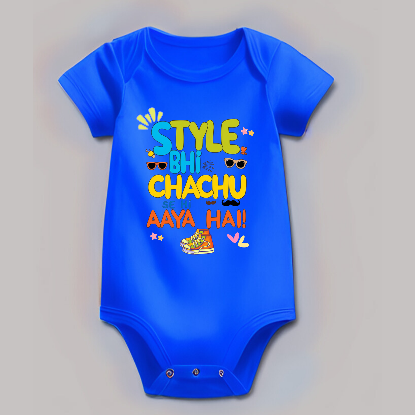 Style bhi Chachu se hi aaya hai – Cool Rompers - Unisex