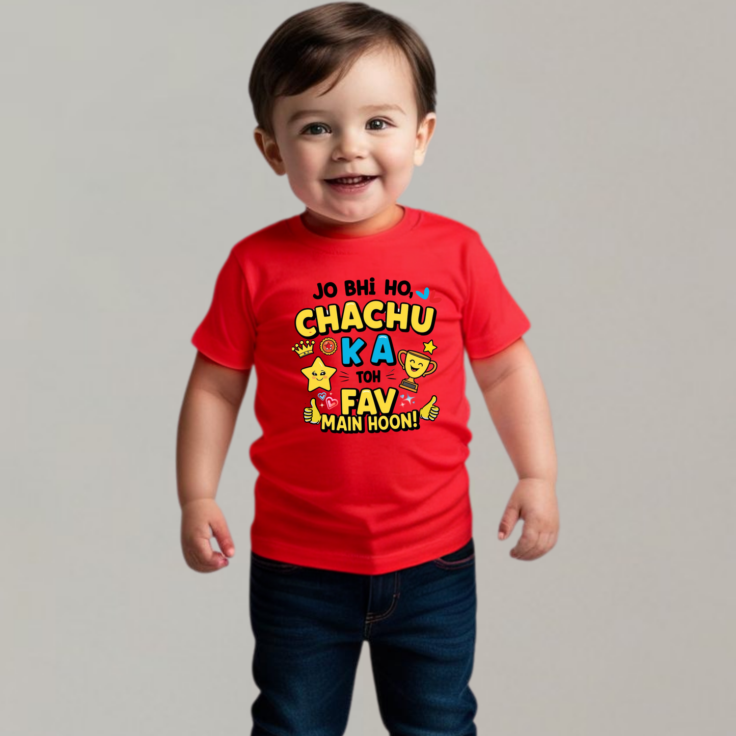 Jo bhi ho, Chachu ka fav toh main hoon! – Cute Toddler T-shirt