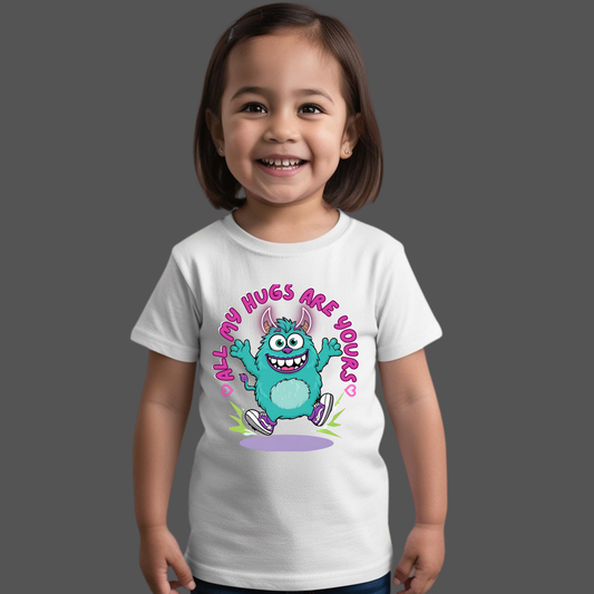 All My Hugs Are Yours – Adorable Kids T-Shirt