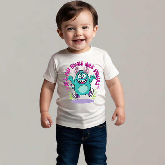 All My Hugs Are Yours – Adorable Kids T-Shirt