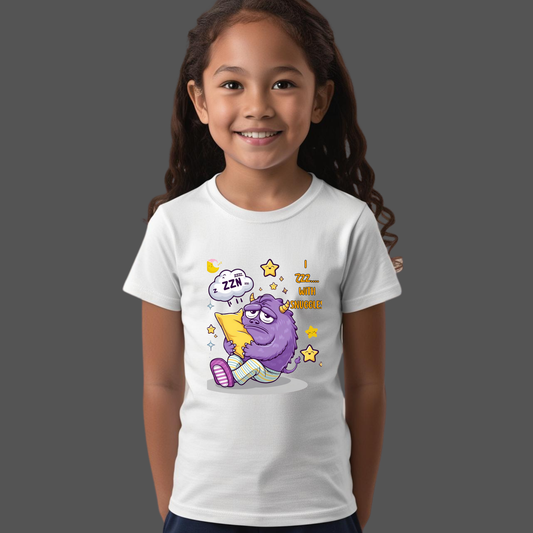 I Zzz.... with Snuggles – Cozy Kids T-Shirt