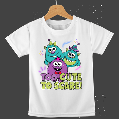 Too Cute to Scare – Adorable Kids T-Shirt