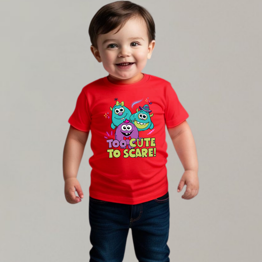 Too Cute to Scare – Adorable Kids T-Shirt