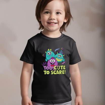 Too Cute to Scare – Adorable Kids T-Shirt