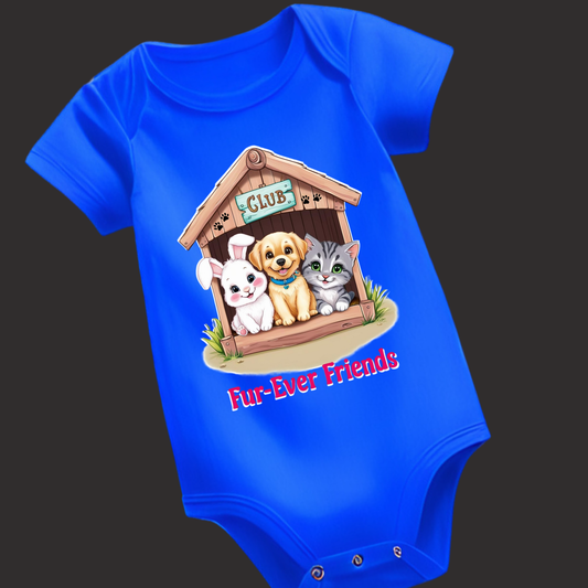 Fur-Ever Friends – Soft Animal Romper for Cuddly Babies