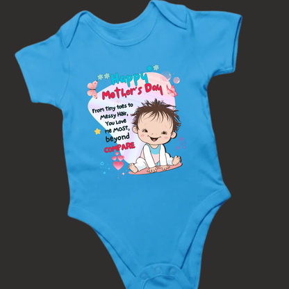 From Tiny Toes to Messy Hair – Mother's Day Special Romper ( Unisex)