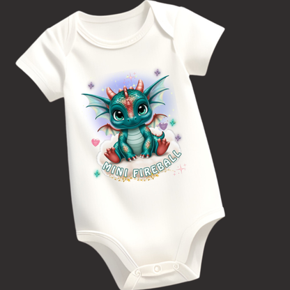 Lil' Dragon Collection – "Mini Fireball" Romper