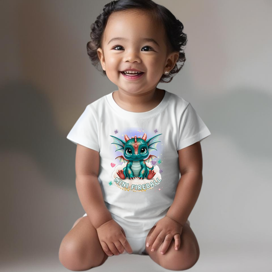 Lil' Dragon Collection – "Mini Fireball" Romper