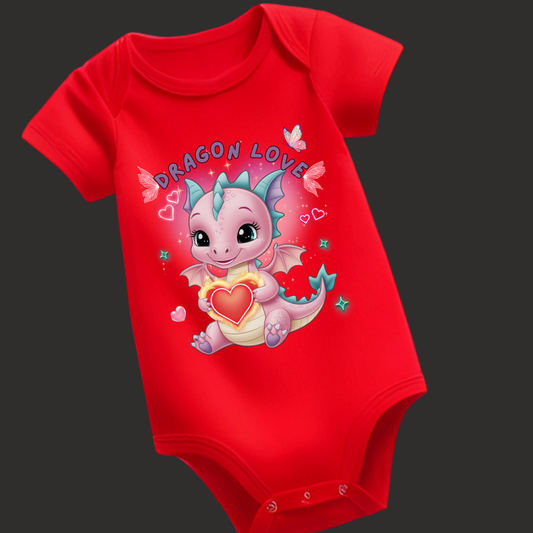 Lil' Dragon Collection – "Dragon Love" Romper