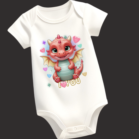 Lil' Dragon Collection – "I Love You" Romper