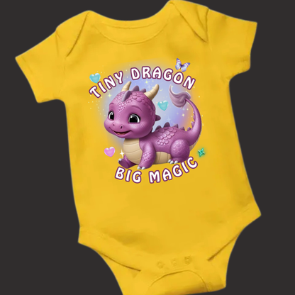 Lil' Dragon Collection – "Tiny Dragon, Big Magic" Romper