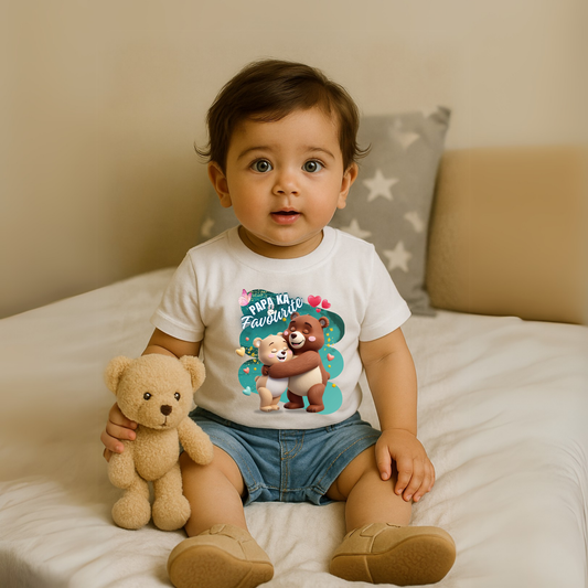Papa Ka Favourite – Cute Toddler T-Shirt | Father's Day Gift