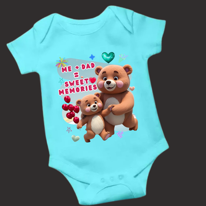 Me + Dad = Sweet Memories | Baby Romper