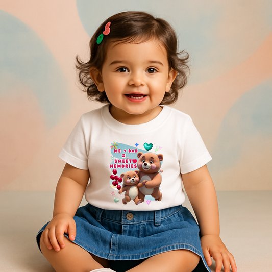 Me + Dad = Sweet Memories | Toddler T-Shirt