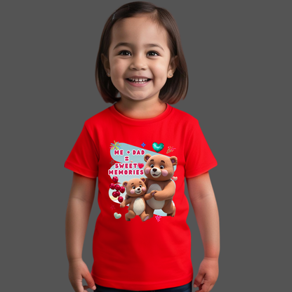 Me + Dad = Sweet Memories | Toddler T-Shirt