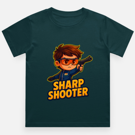 Sharp Shooter: Chibi Boy T-Shirt for Kids – Cool Anime Style (Exclusive)