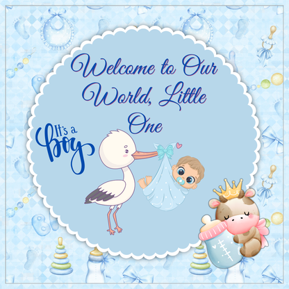 Baby Boy Keepsake Memory Book (0–6 Months)