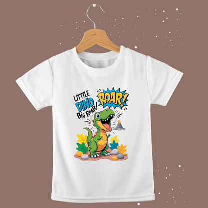 Baby Dinosaur Romper - 'Little Dino' Design | Soft Cotton Toddler T-Shirt